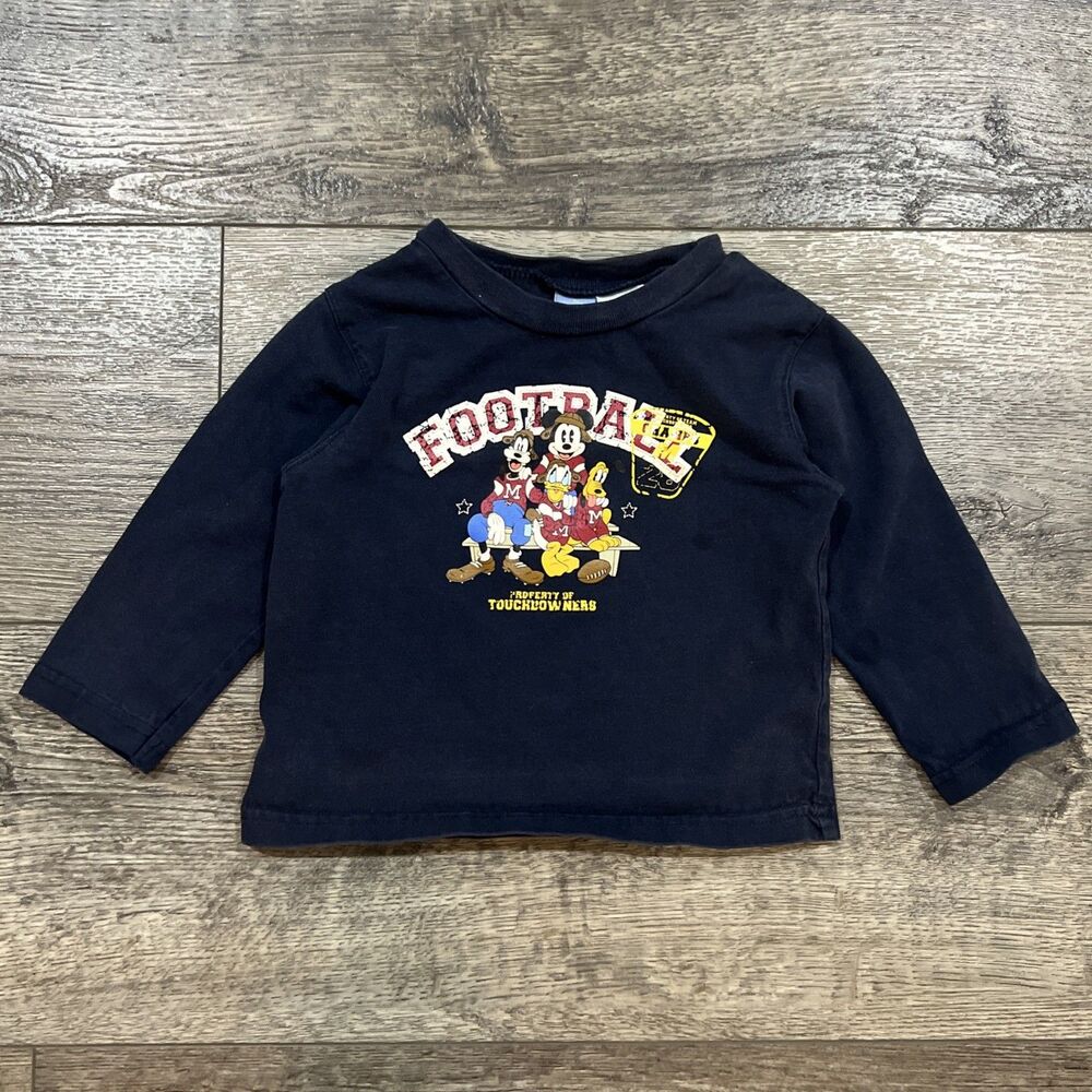 Vintage Y2K Wonderful World Of Disney Football Property Of Touchdowns Baby 24 Mo